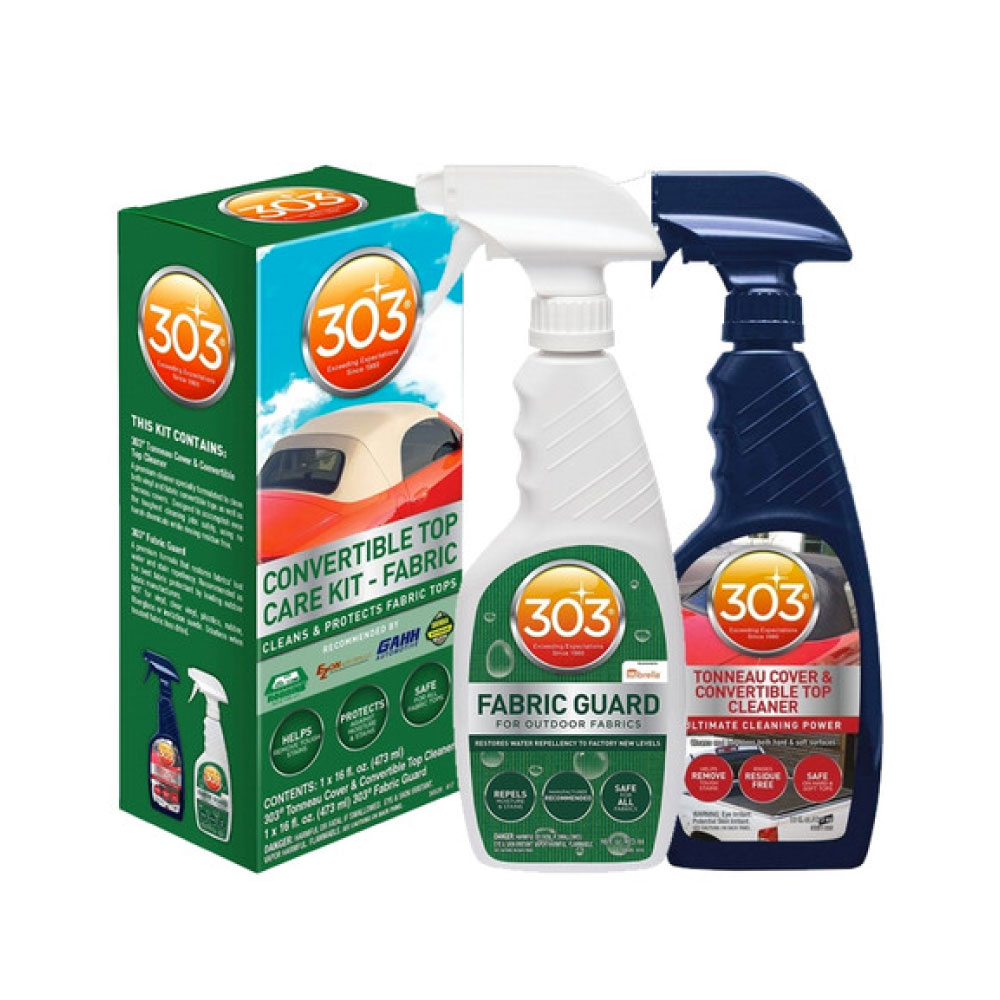 Kangaskaton puhdistus- ja suojaussarja – 303 Convertible Top Cleaning & Care Kit FABRIC
