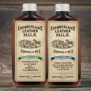 Chamberlain's Leather Clean + Prot - Puhdistus- ja kyllästyssetti nahalle